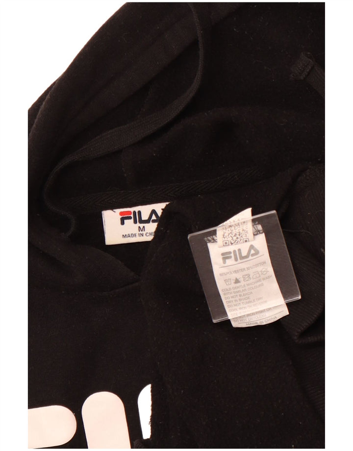 Женский джемпер с капюшоном FILA UK 14, средний черный, полиэстер
