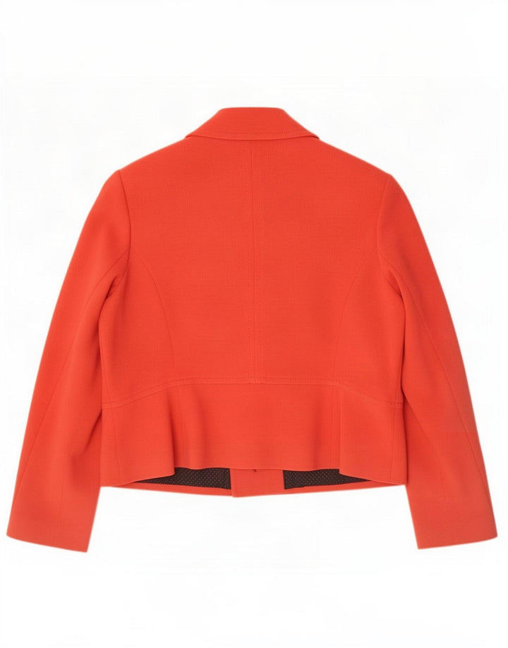 Женский двубортный пиджак Marks & Spencer UK 18 XL оранжевый