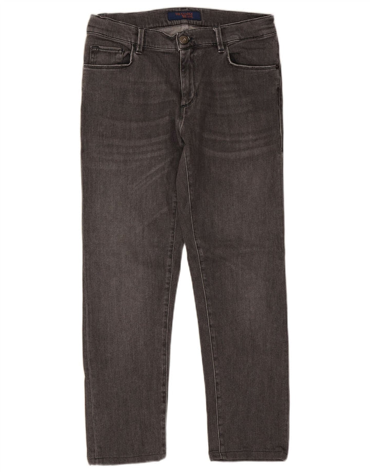 Мужские прямые джинсы TRUSSARDI W30 L27 серые