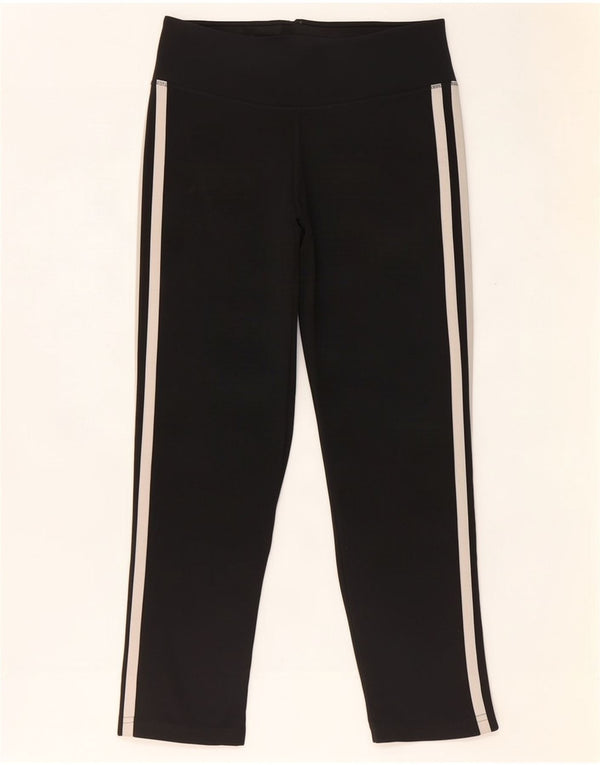 Adidas Womens Climalite Capri Leggings UK 8/10 Small Black Polyester