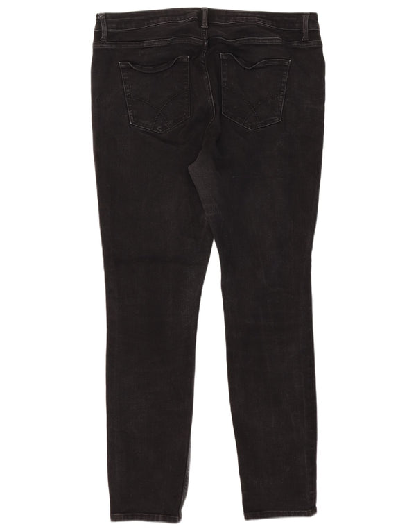 Женские джинсы скинни Crew Clothing UK 18 XL W36 L29, черный хлопок