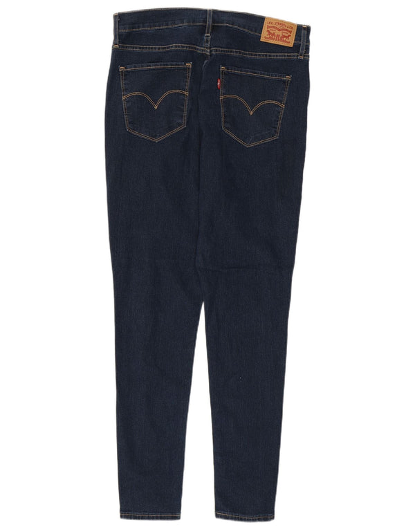 Женские джинсы скинни Levi's W30 L28 синие, хлопок