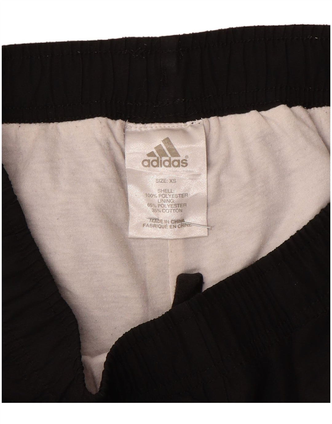 Мужские спортивные брюки Adidas XS черные из полиэстера