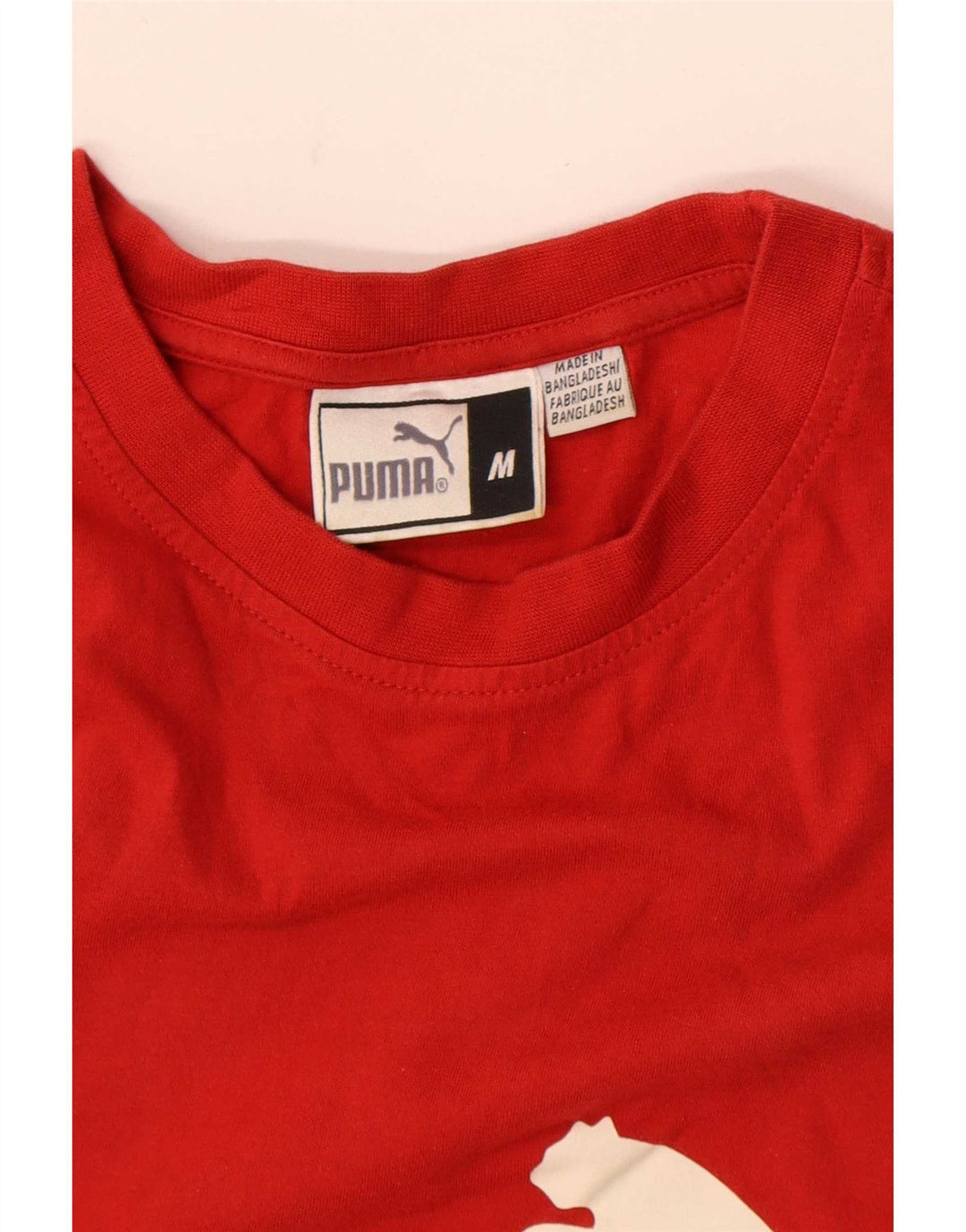 Мужская футболка с рисунком Puma, средний красный