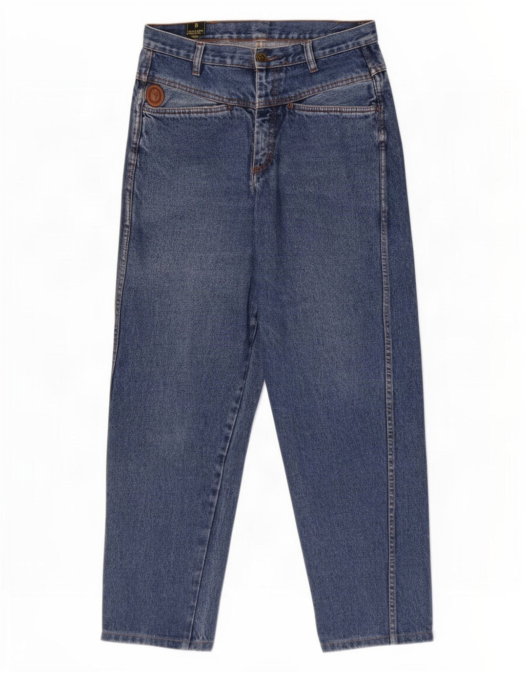 Женские зауженные джинсы Trussardi W30 L29 синие