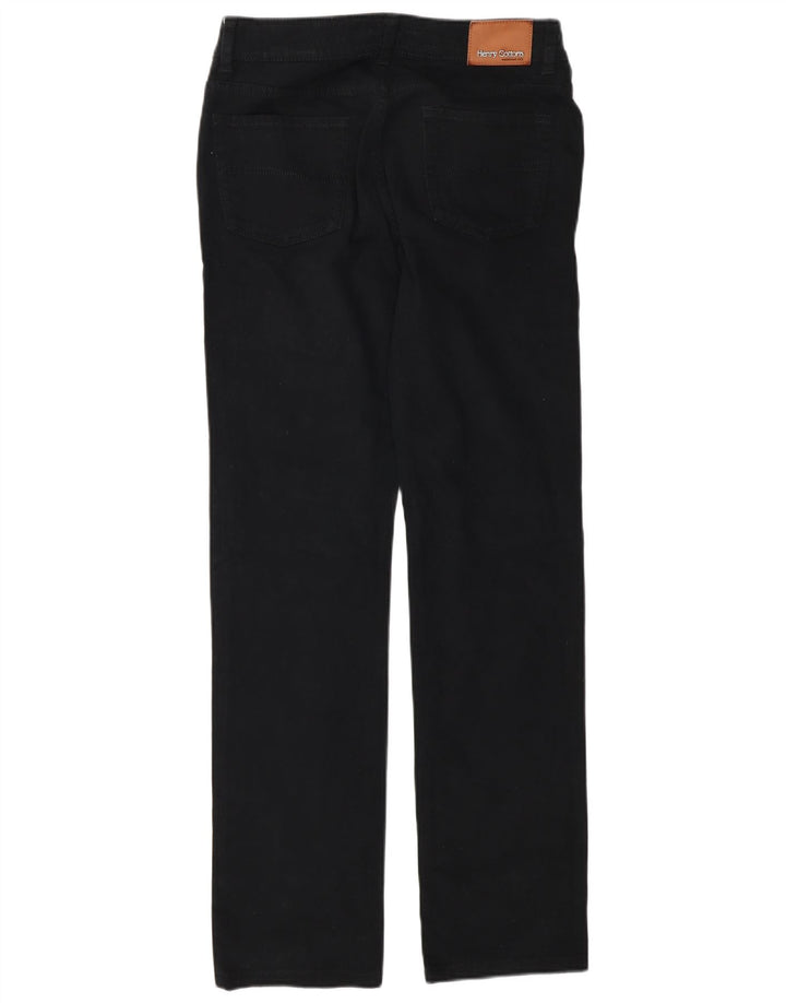 Женские прямые джинсы Генри Коттонс W27 L30, черный хлопок