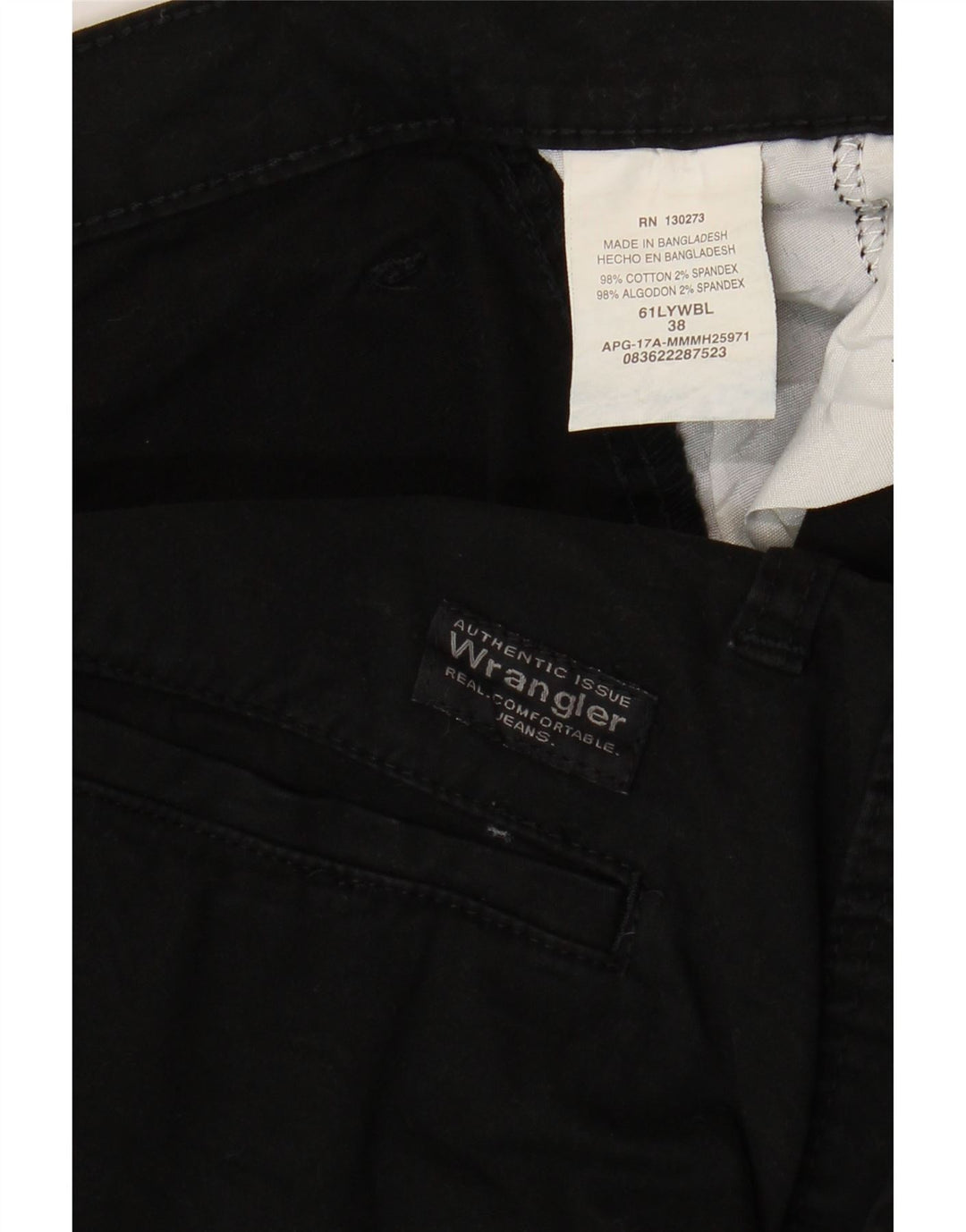 Мужские шорты карго Wrangler W38 XL, черные, хлопок