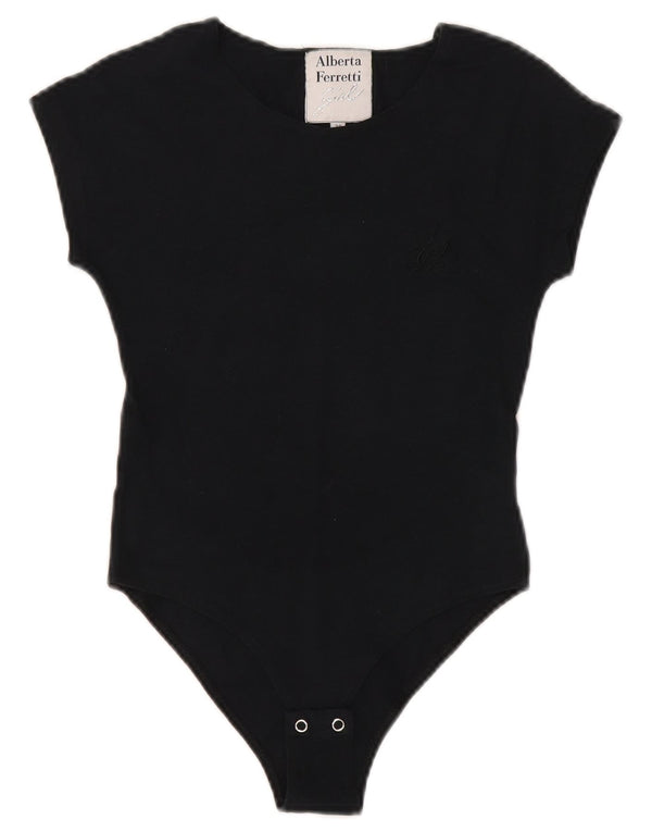 Боди Alberta Ferretti для девочек 11–12 лет, темно-синий, хлопок