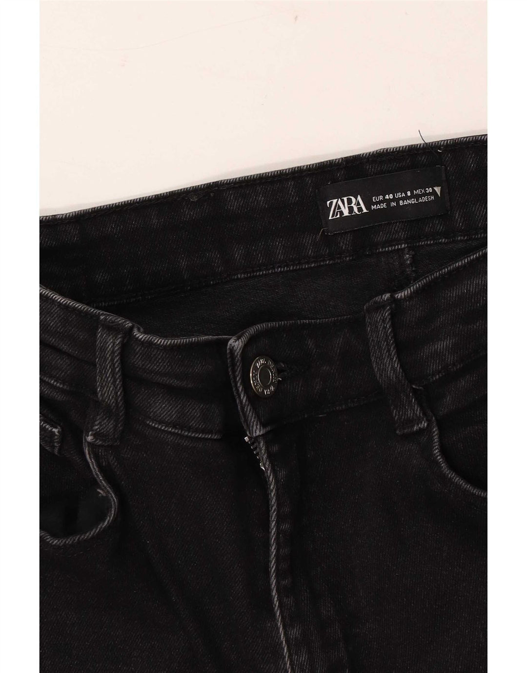 Женские джинсы скинни Zara EU 40 Medium W30 L26, черные