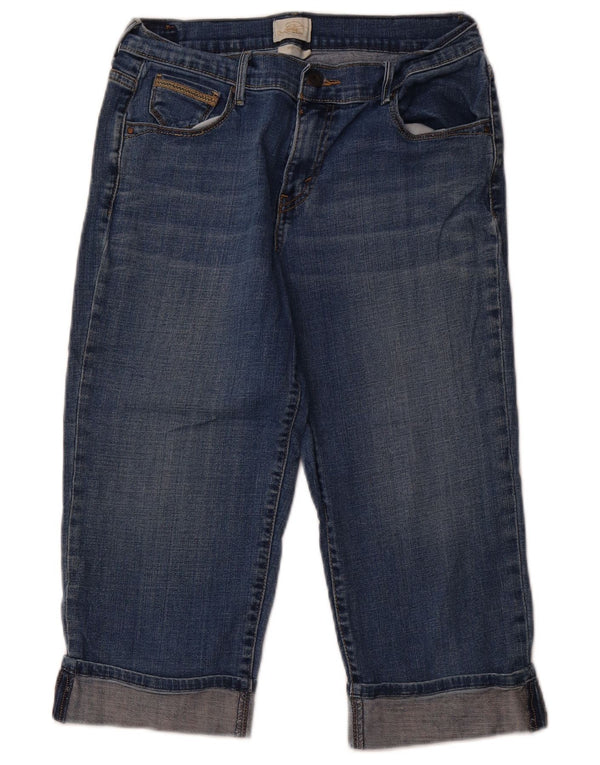 Женские джинсы-капри LEVI'S 515 США 8, средние W28 L19, синие, хлопок