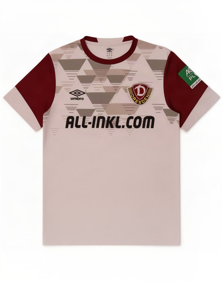 Мужская футболка с графическим рисунком Umbro, маленький белый полиэстер с цветными блоками