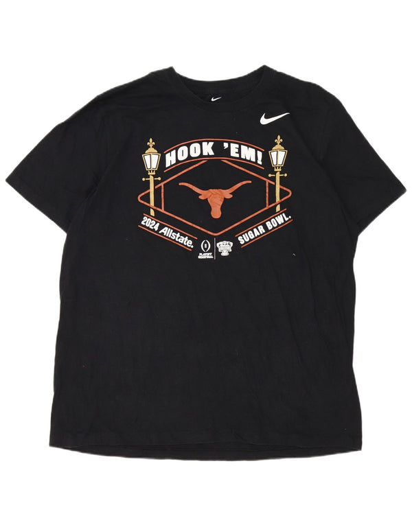 Мужская футболка с рисунком Nike Top XL, черный хлопок