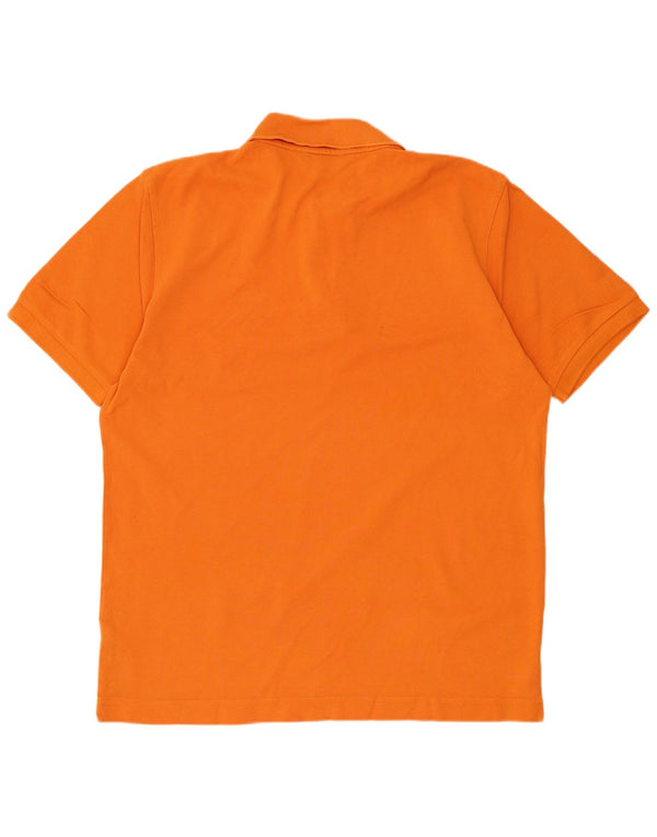 KAPPA Mens Polo Shirt Large Orange Cotton