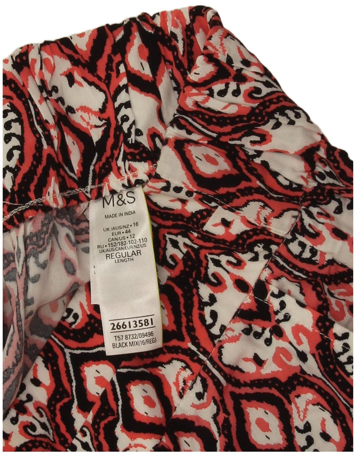 Женские укороченные брюки Marks & Spencer UK 16, большие W34 L24, разноцветные
