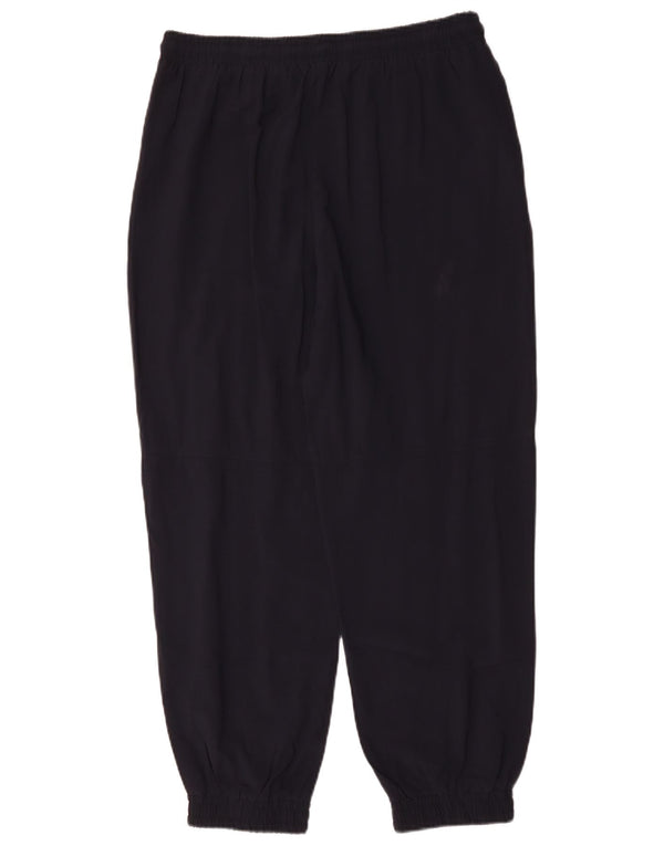 Zara Womens Tracksuit Trousers Joggers XL  Navy Blue Polyester