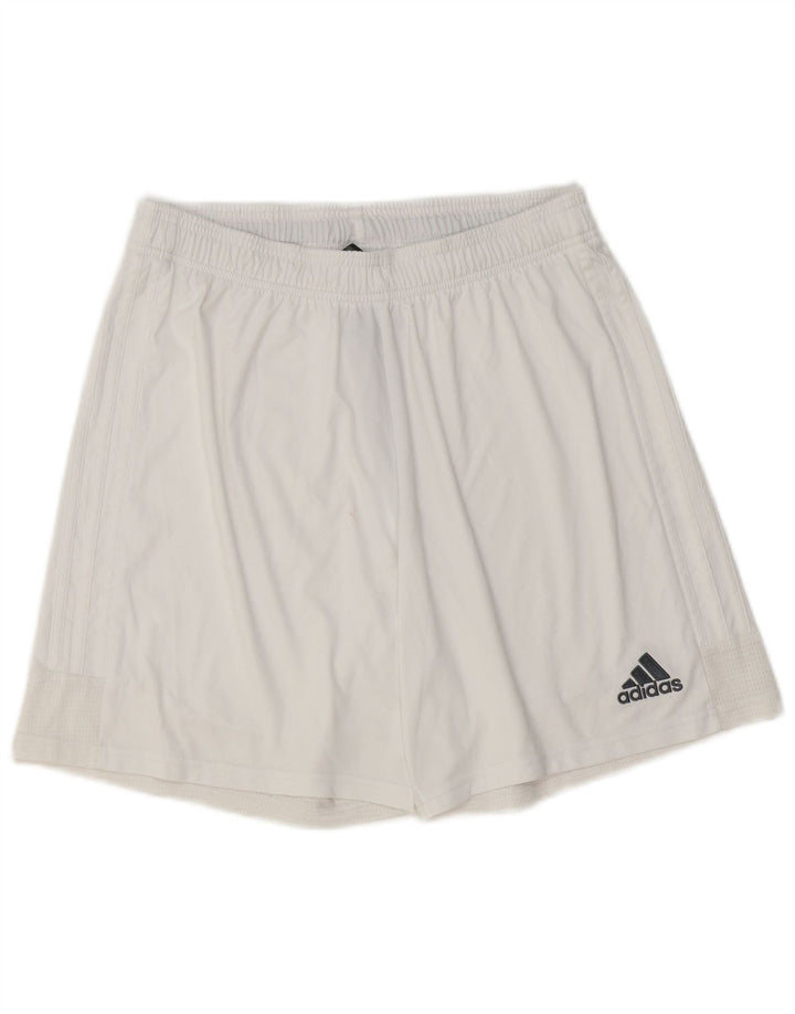 Мужские спортивные шорты Adidas Aeroready, большой белый полиэстер