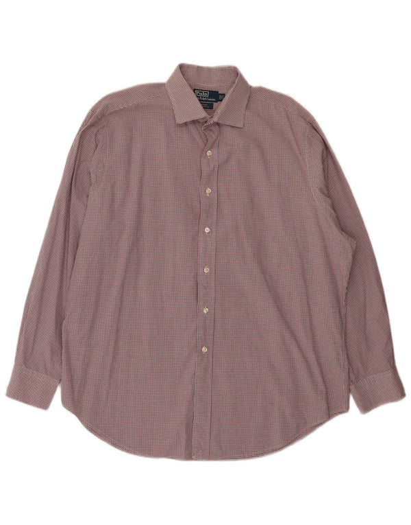 Мужская рубашка Regent POLO RALPH LAUREN, размер 17 1/2 XL, красная в клетку