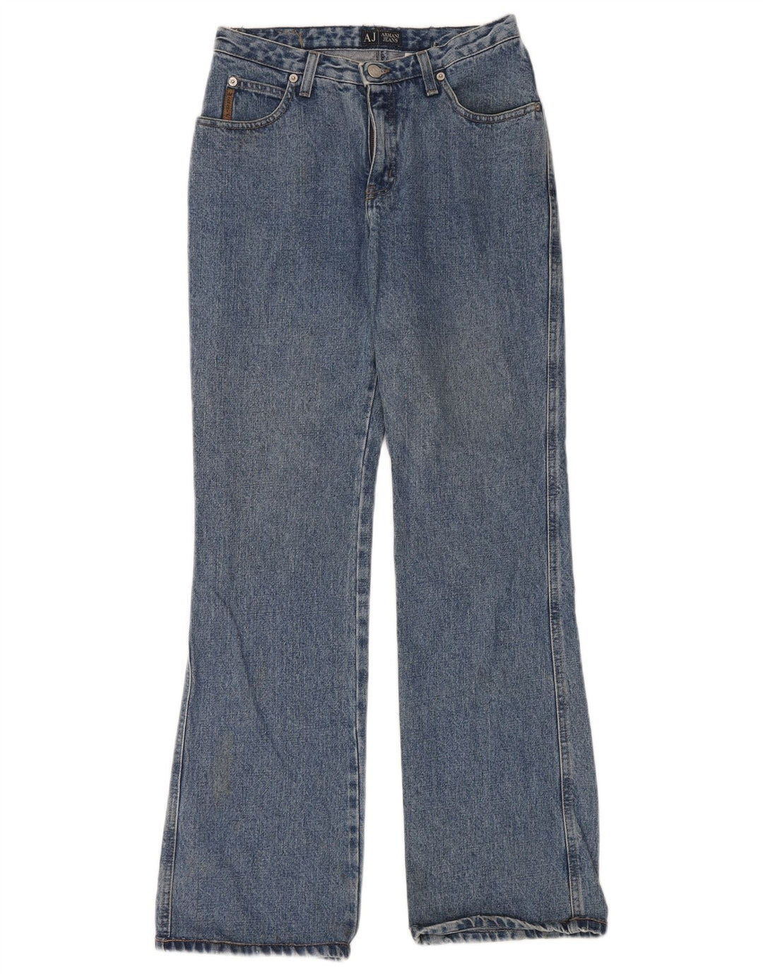 Женские расклешенные джинсы Armani W28 L32 Синие, хлопок