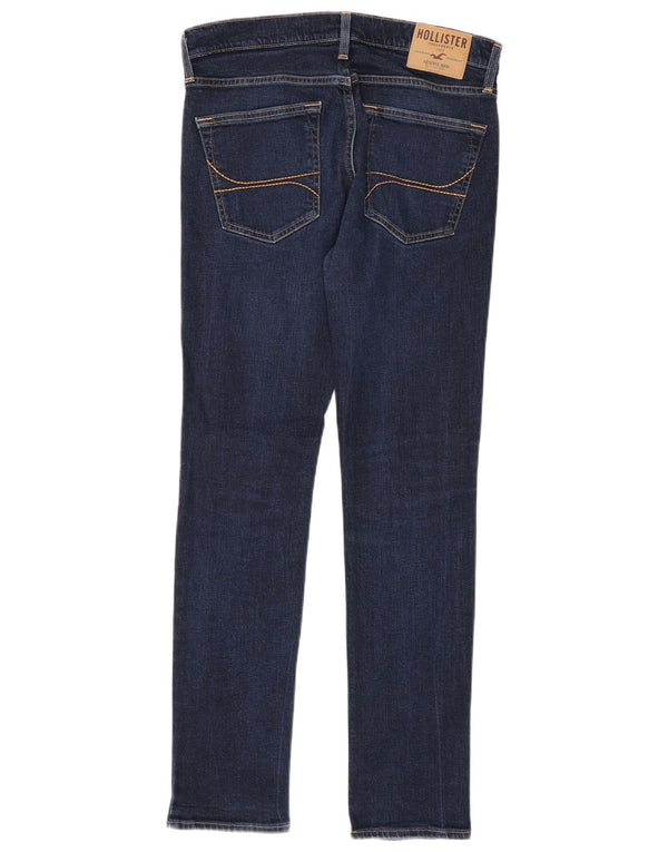 Мужские джинсы скинни Hollister W32 L32, темно-синий, хлопок