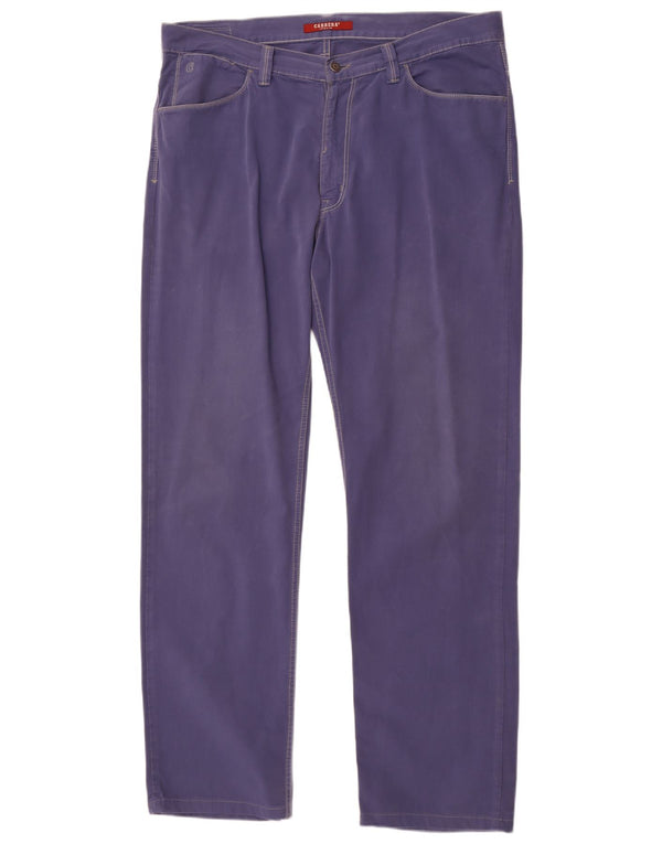 Carrera Мужские прямые повседневные брюки IT 54 2XL W38 L33 Синий хлопок