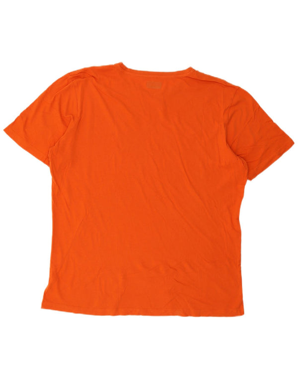 Мужская футболка с рисунком Kappa Top 2XL оранжевая