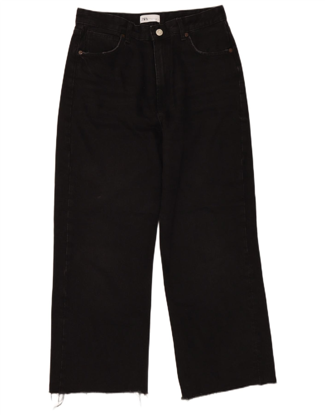 Женские свободные джинсы Zara EU 42, большие W32 L28, черные