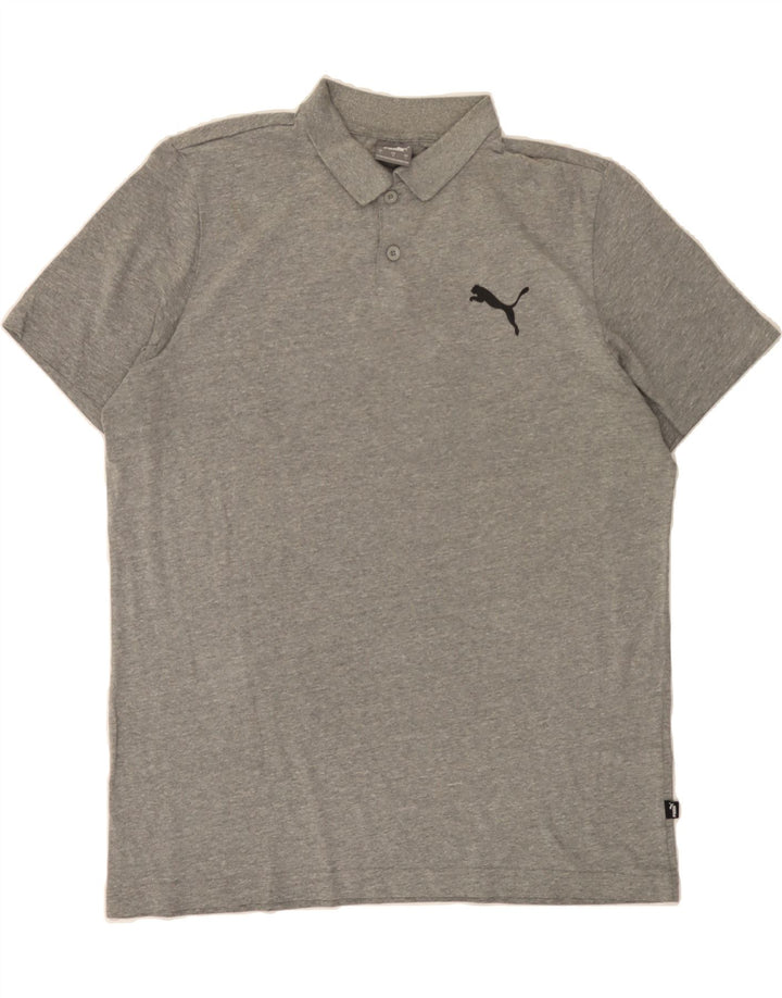 PUMA Mens Polo Shirt Large Grey Vintage Puma and Second-Hand Puma from Messina Hembry 