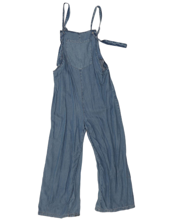 Женский комбинезон Zara Широкие джинсы UK 6 XS W34 L24 Синий лиоцелл