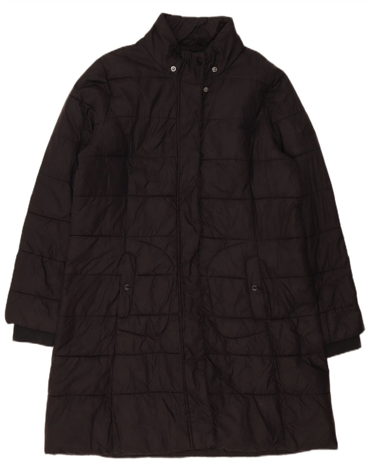Женское стеганое пальто Barbour UK 16, большое черное