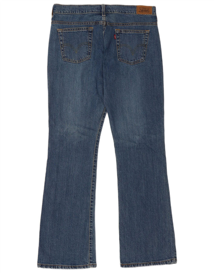 Женские джинсы Levi's 515 Bootcut, размер США 12, большие размеры W34 L32, синий хлопок