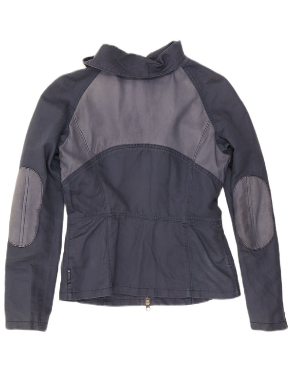 Женский бомбер Armani Jeans UK 14, средний, темно-синий, хлопок