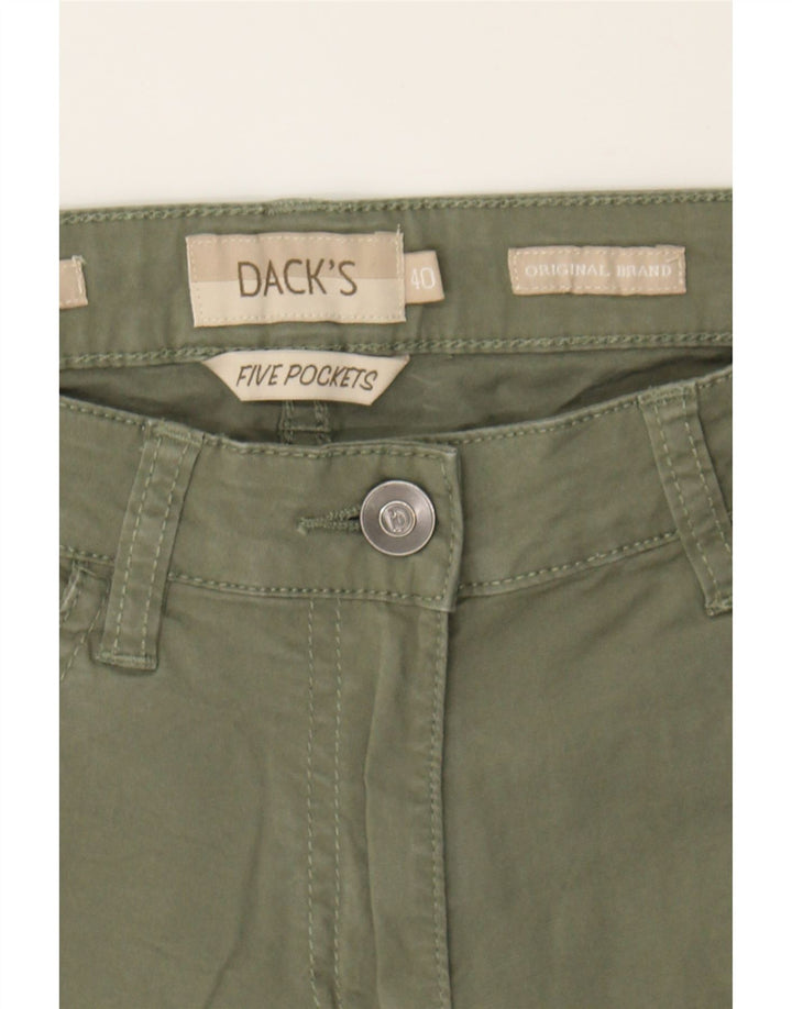 DACK'S Womens Casual Shorts IT 40 Small W26  Green Cotton Vintage Dack's and Second-Hand Dack's from Messina Hembry 