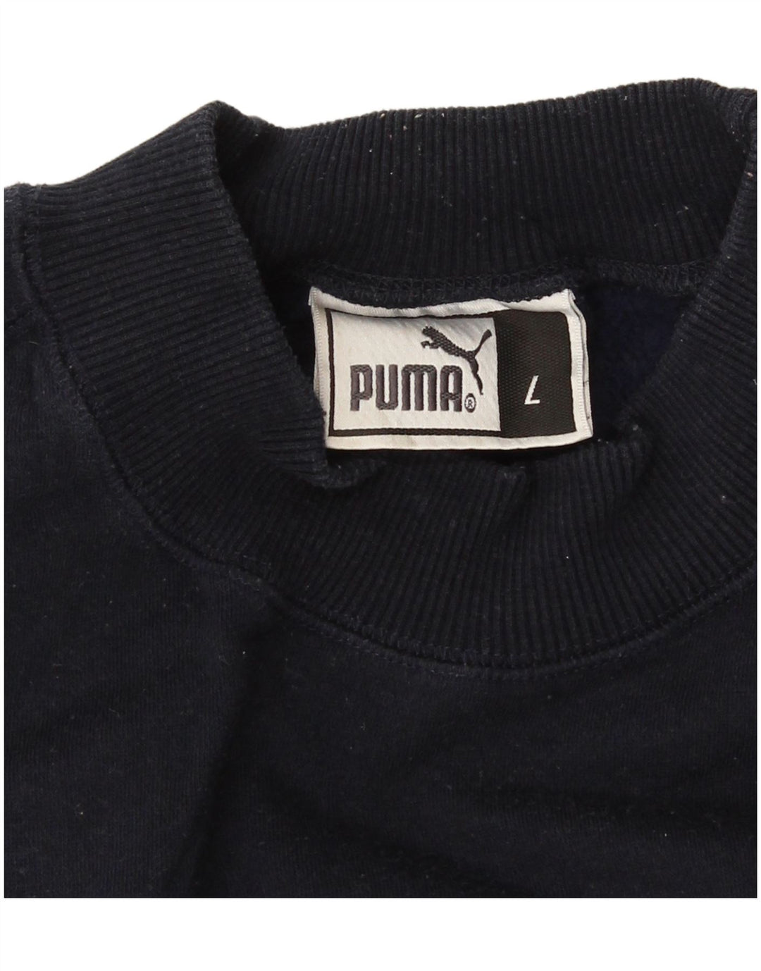 Женский свитер с рисунком Puma UK 16, большой темно-синий