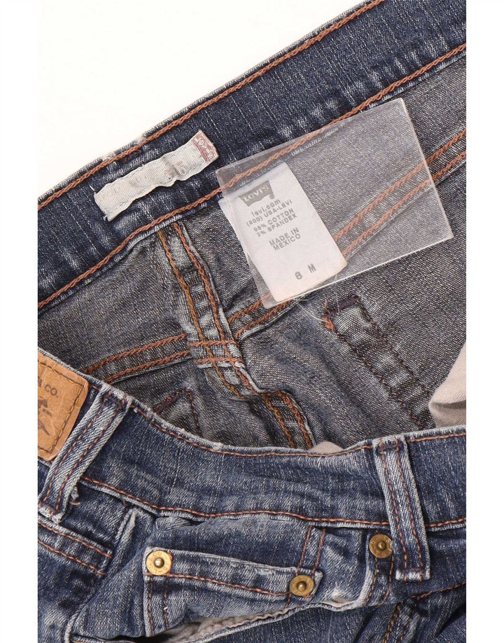 Женские джинсы Levi's 515 Bootcut США 8, средние W30 L31, синие, хлопок