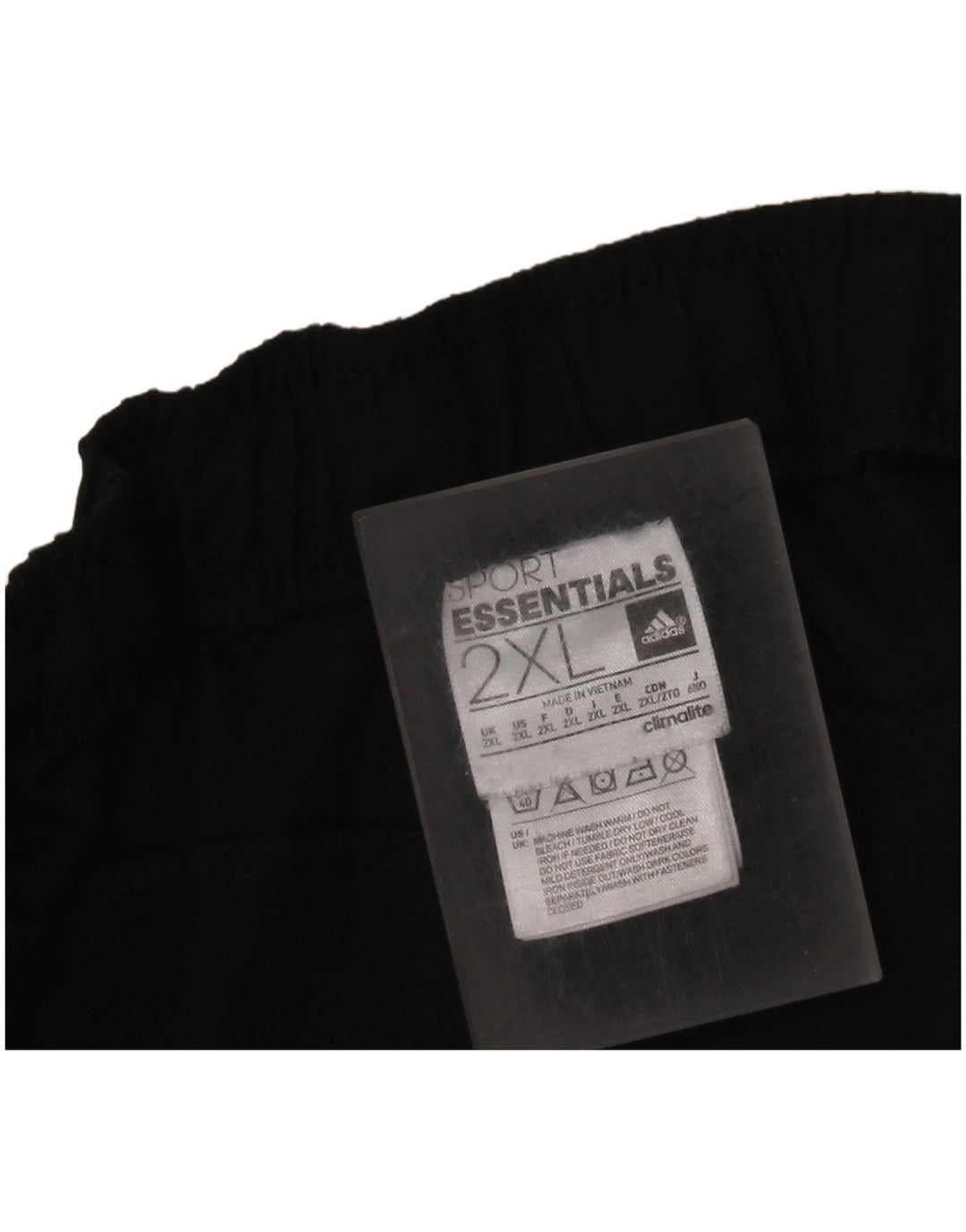 Мужские спортивные брюки ADIDAS Climalite 2XL, черный полиэстер