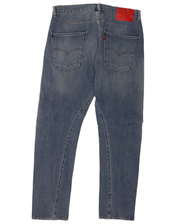 Мужские зауженные джинсы Levi's 502 W33 L32 синие, хлопок