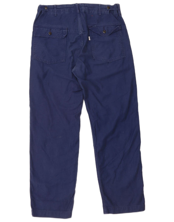 Мужские прямые брюки чинос Levi's W34 L30 темно-синие, хлопок