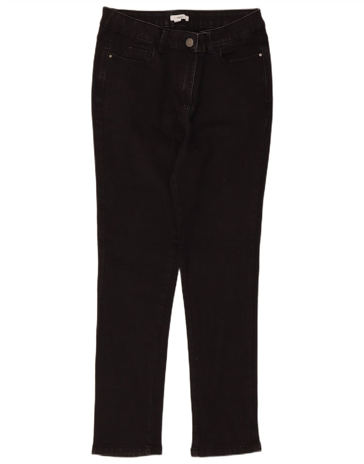 Женские зауженные джинсы M&Co UK 12 Medium W30 L27, черный хлопок