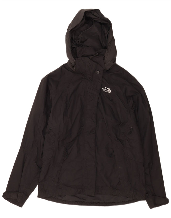 Женская ветровка с капюшоном The North Face UK 14, средний черный нейлон