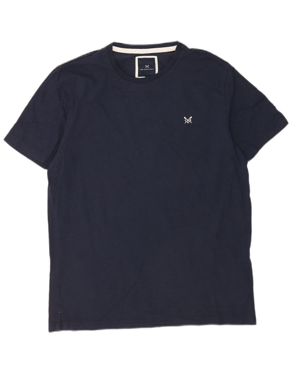Crew Clothing Mens T-Shirt Top Large Navy Blue Cotton