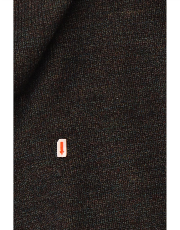 Мужской двубортный кардиган Marz, цвет ЕС 52, большой серый, шерстяной в крапинку