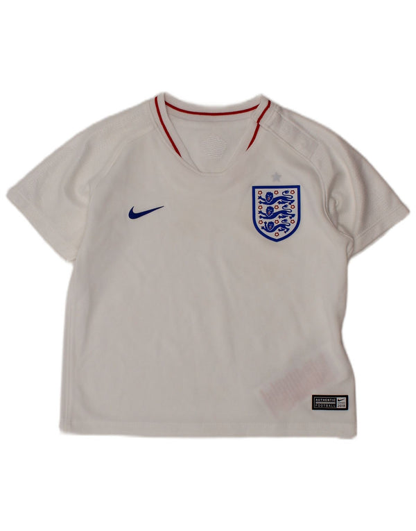 Футболка NIKE Baby Boys England, топ 12–18 месяцев, белый полиэстер