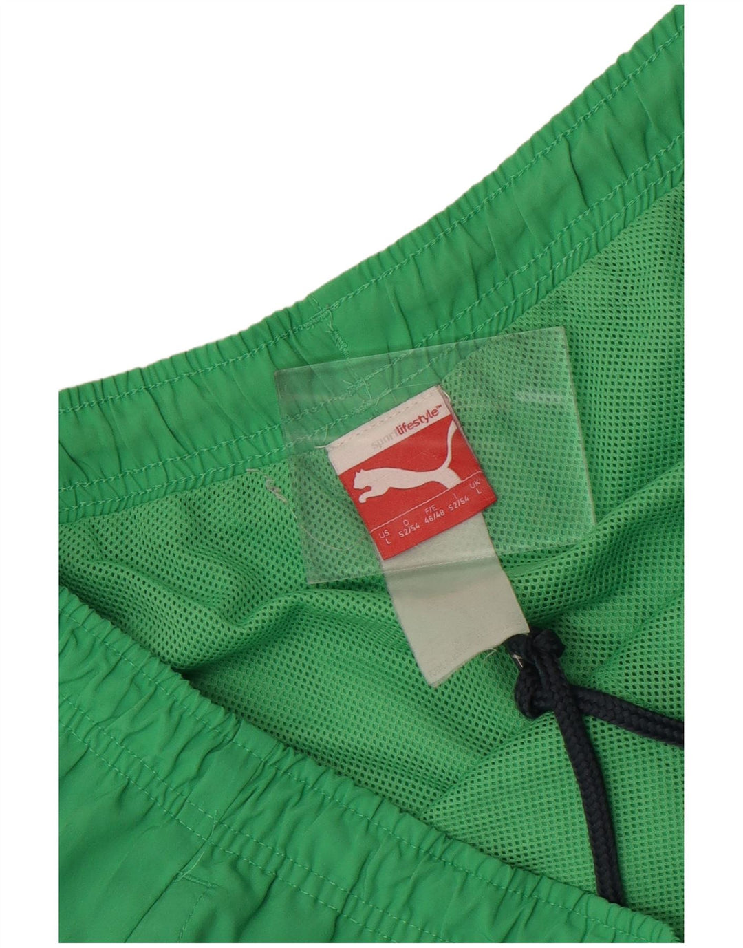 Мужские шорты для плавания Puma с рисунком, большие, зеленые