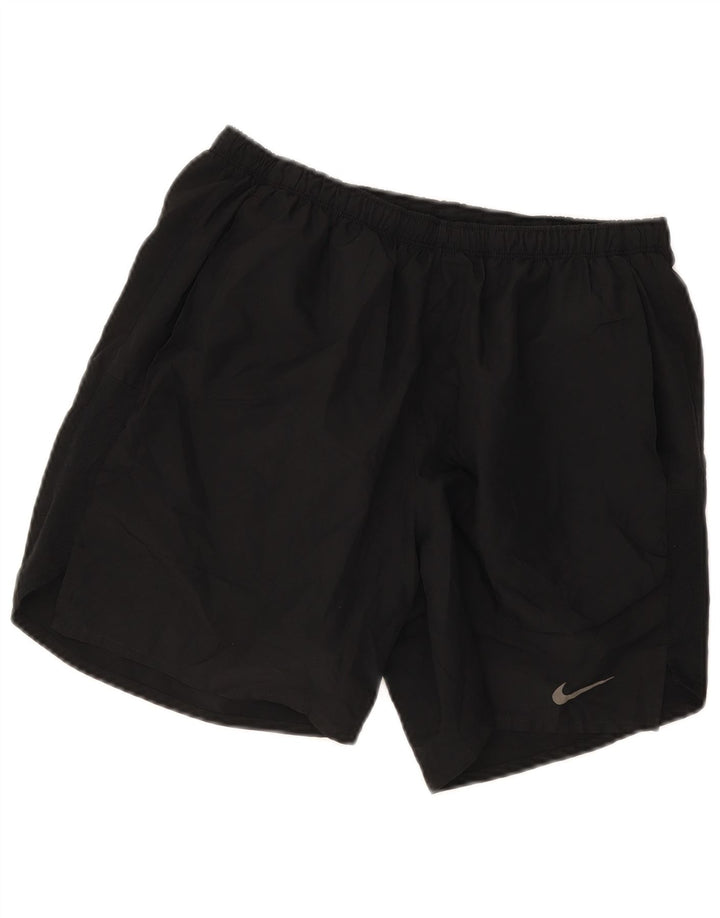 Мужские спортивные шорты Nike Dri Fit, большие черные