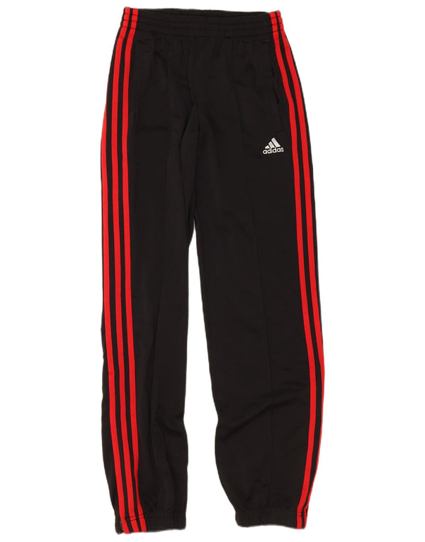 Спортивный костюм Adidas для мальчиков, брюки для бега, 13-14 лет, черный полиэстер