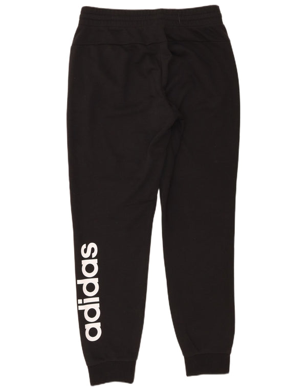 Женские спортивные брюки Adidas с графическим рисунком, джоггеры, Великобритания, 12/14, средние, черные