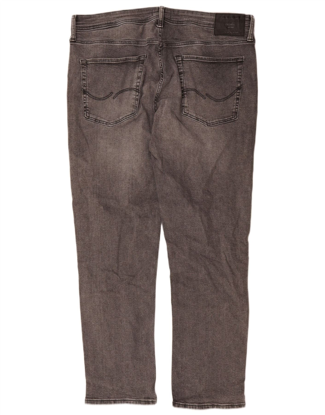 Мужские узкие джинсы Jack & Jones W38 L32, серый хлопок
