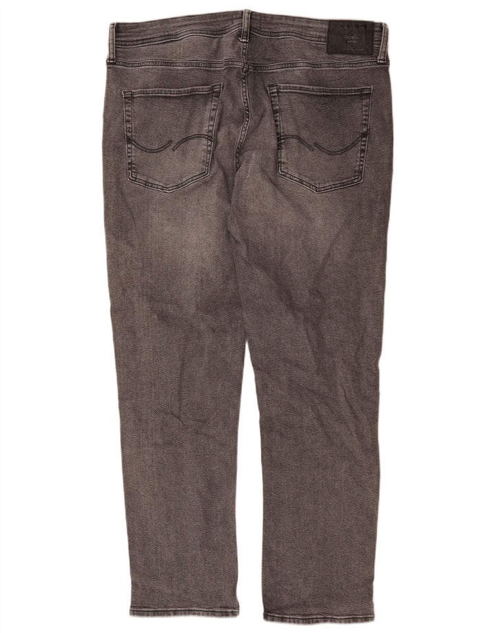 Мужские узкие джинсы Jack & Jones W38 L32, серый хлопок
