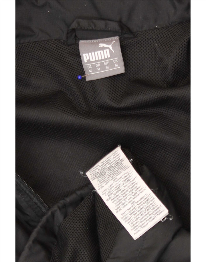 Мужская дождевик с капюшоном Puma UK 38, средний черный нейлон