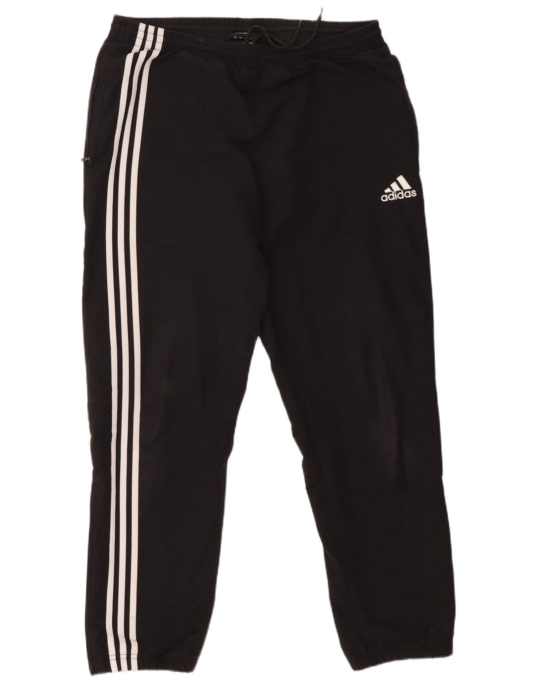 Мужские спортивные брюки Adidas Joggers UK 40/42, средний черный полиэстер